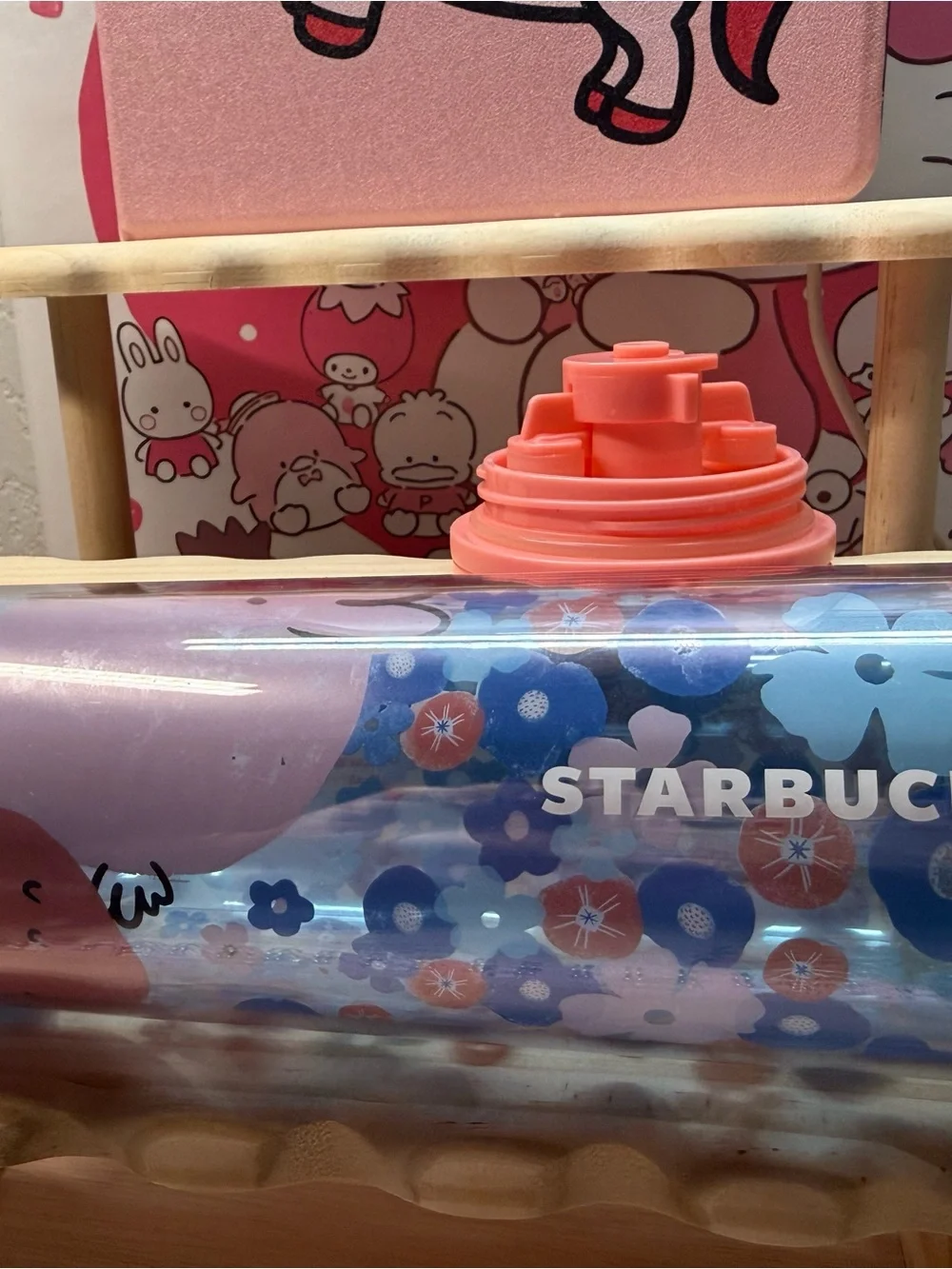Starbucks 2020 Easter Spring Cold Cup Tumbler Bunny Pink Chick 16 Oz NWT